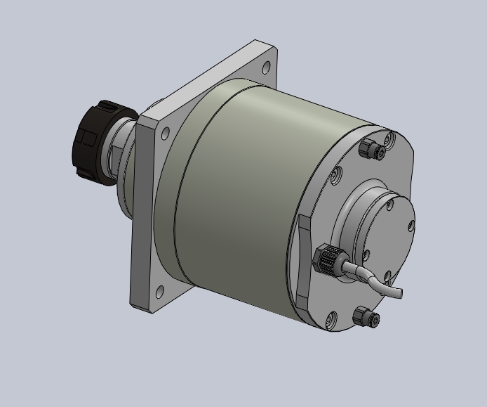 ES339-ER40木工高精雕铣系列手动换刀电主轴[ES339-18-9.6KW-TMP-ER40]